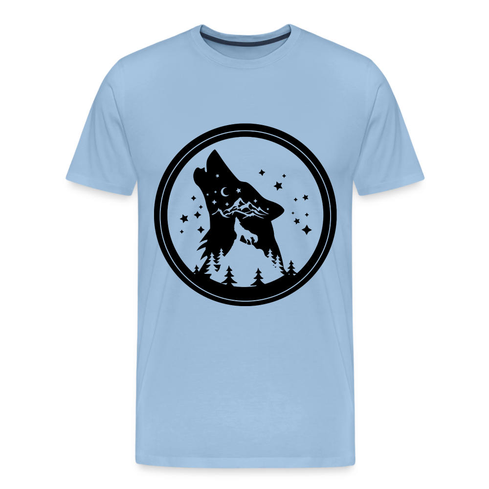 Männer Premium T-Shirt - Sky