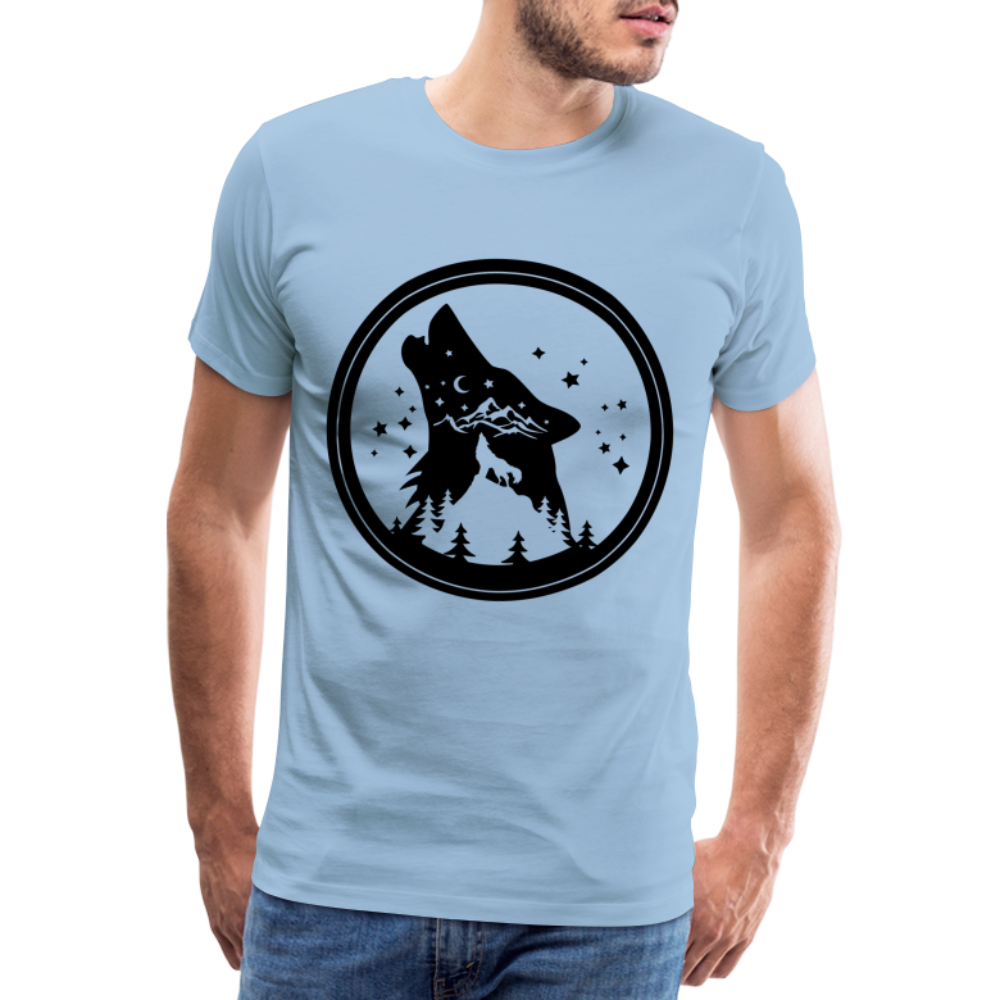 Männer Premium T-Shirt - Sky