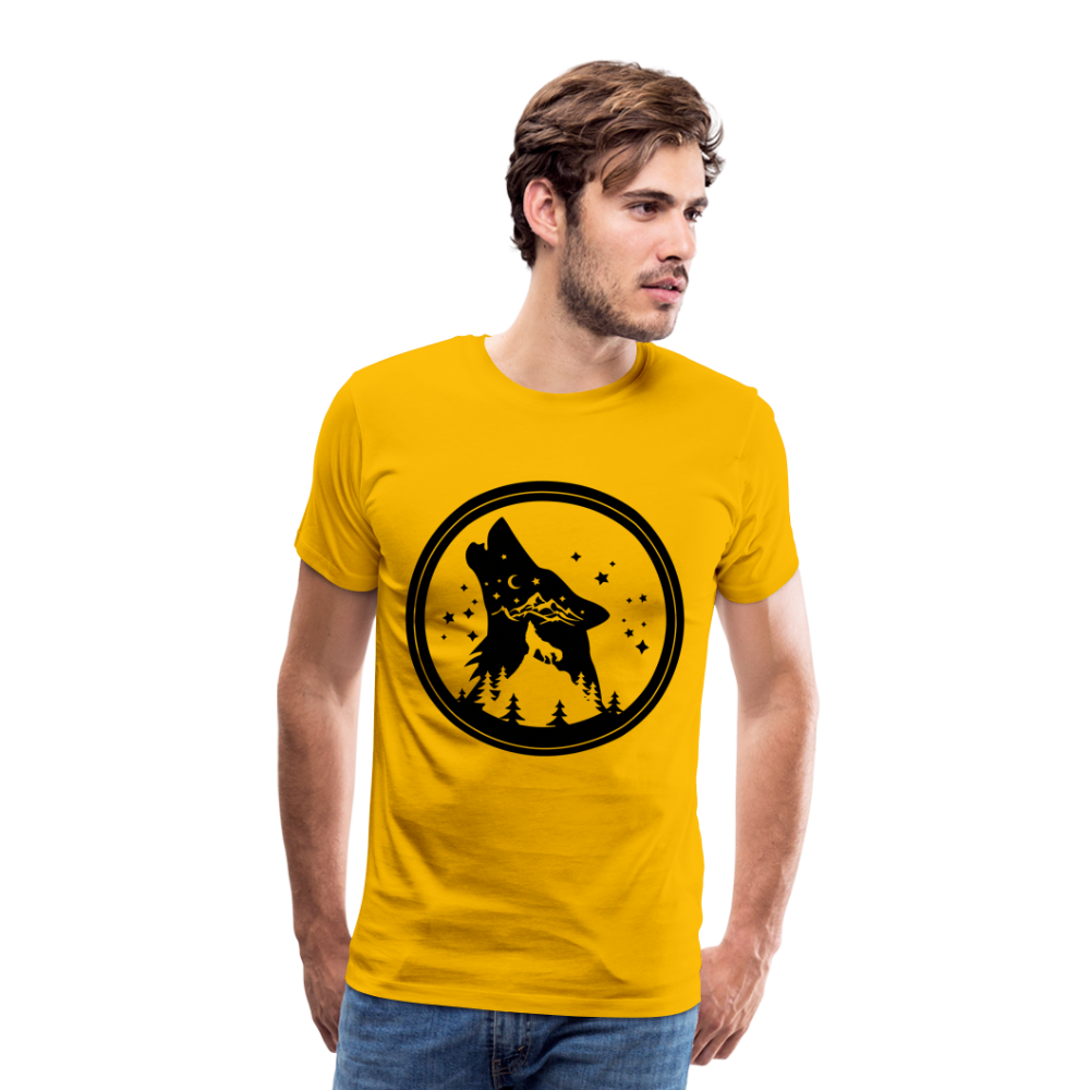 Männer Premium T-Shirt - Sonnengelb
