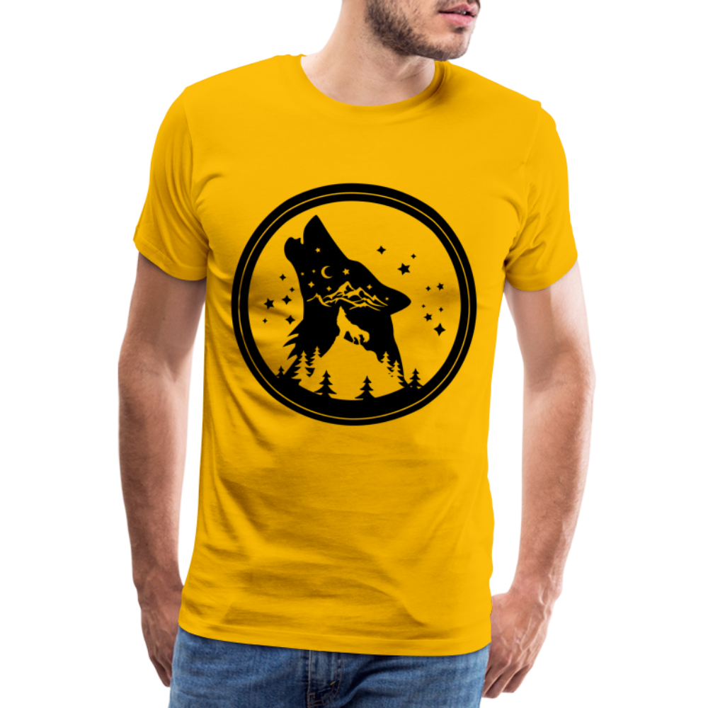 Männer Premium T-Shirt - Sonnengelb