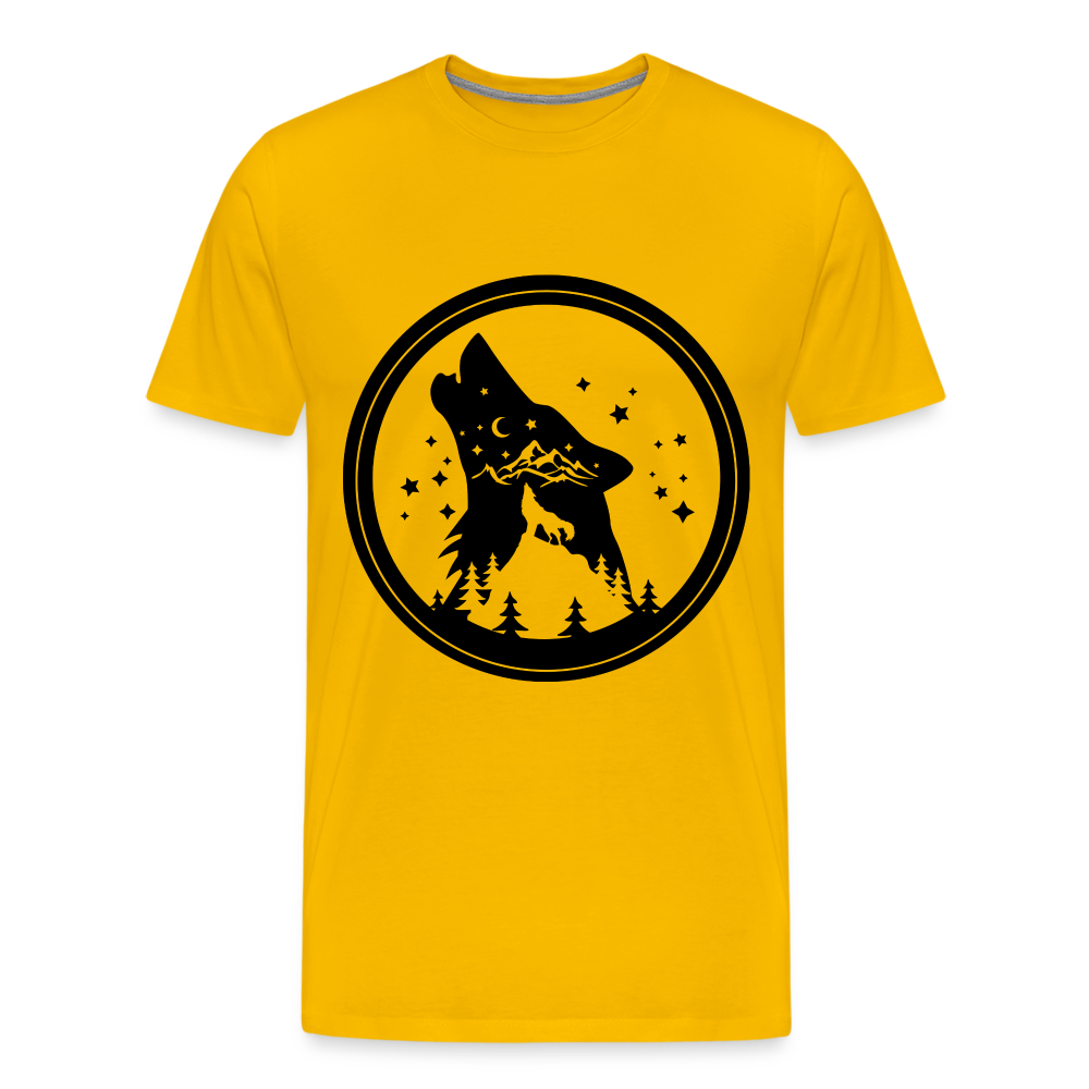 Männer Premium T-Shirt - Sonnengelb