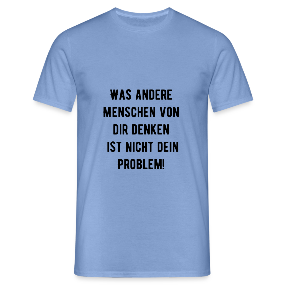 Männer T-Shirt - carolina blue