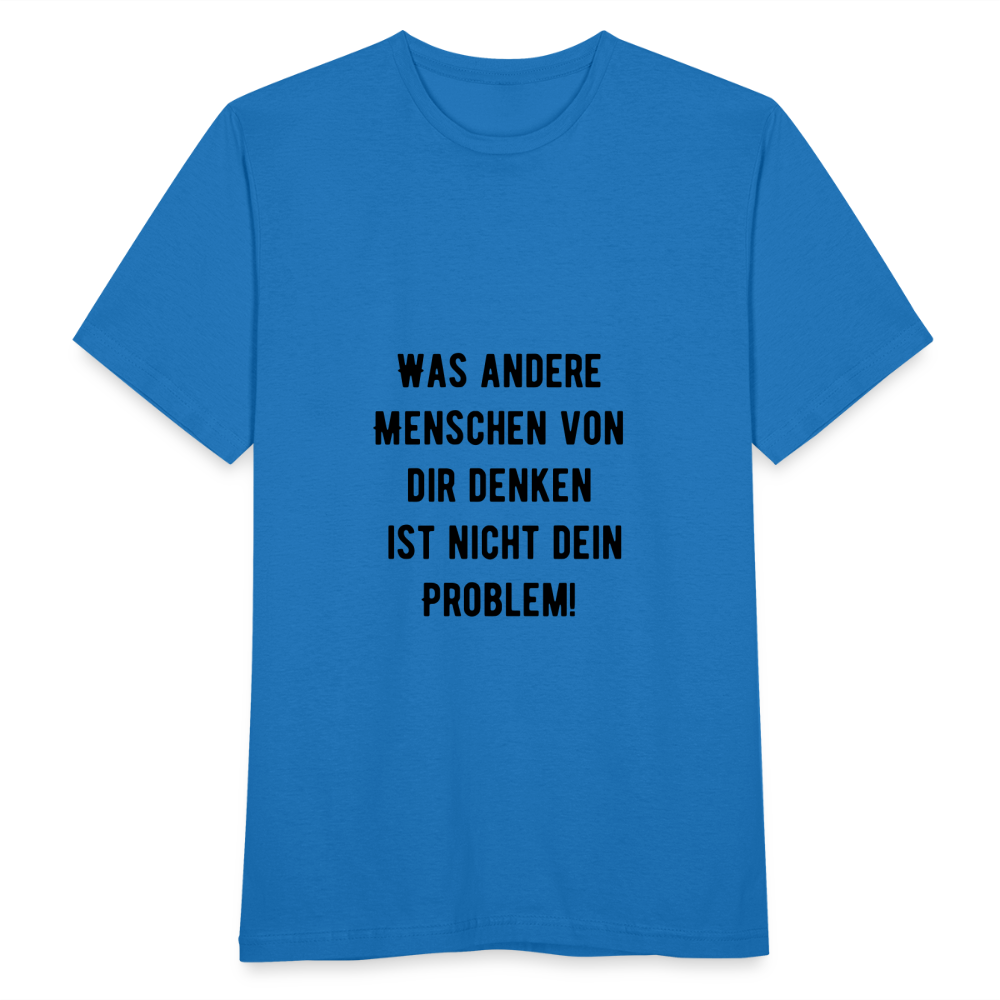 Männer T-Shirt - Royalblau