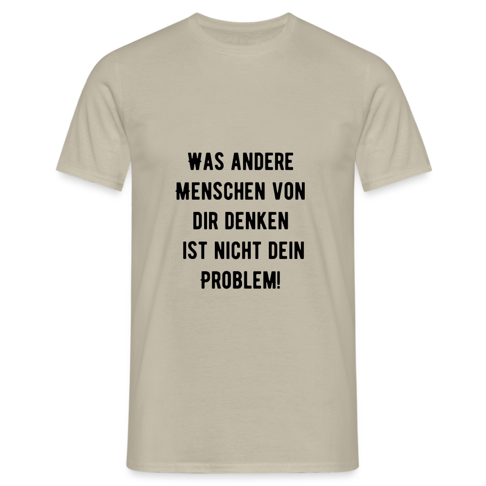 Männer T-Shirt - Sandbeige