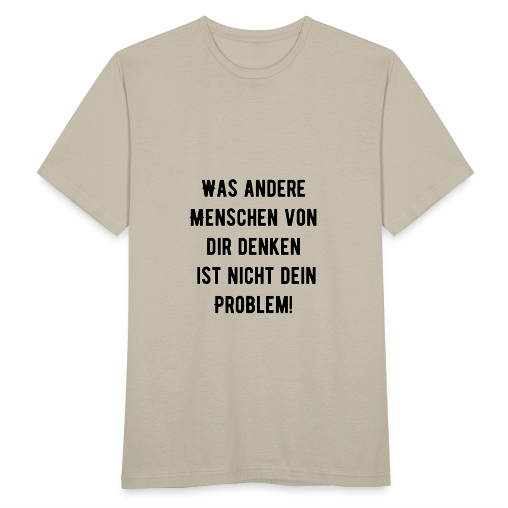 Männer T-Shirt - Sandbeige