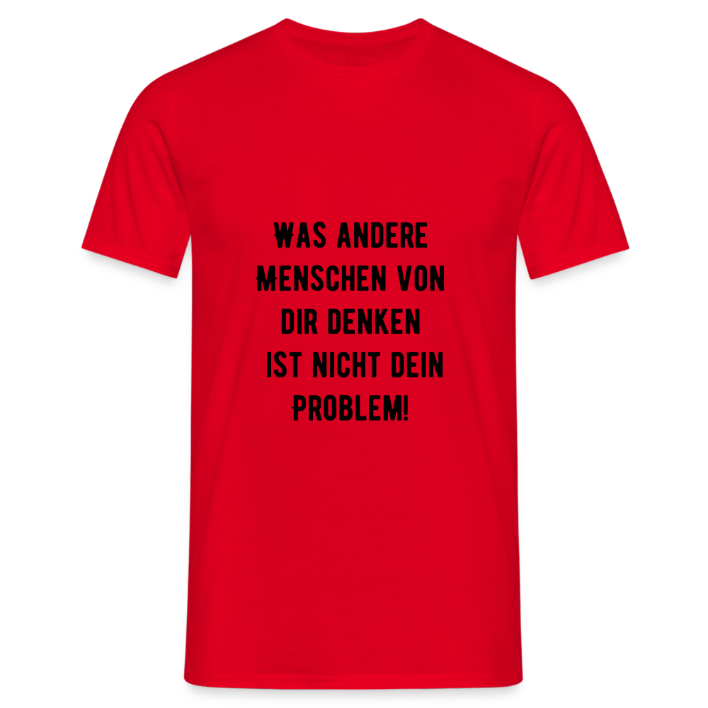 Männer T-Shirt - Rot