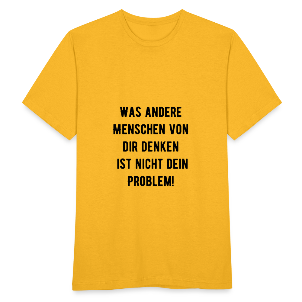 Männer T-Shirt - Gelb