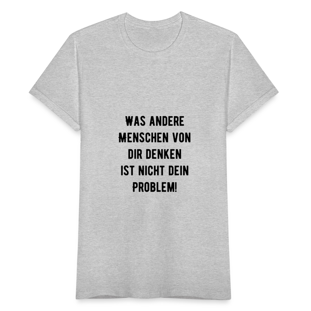 Frauen T-Shirt - Grau meliert