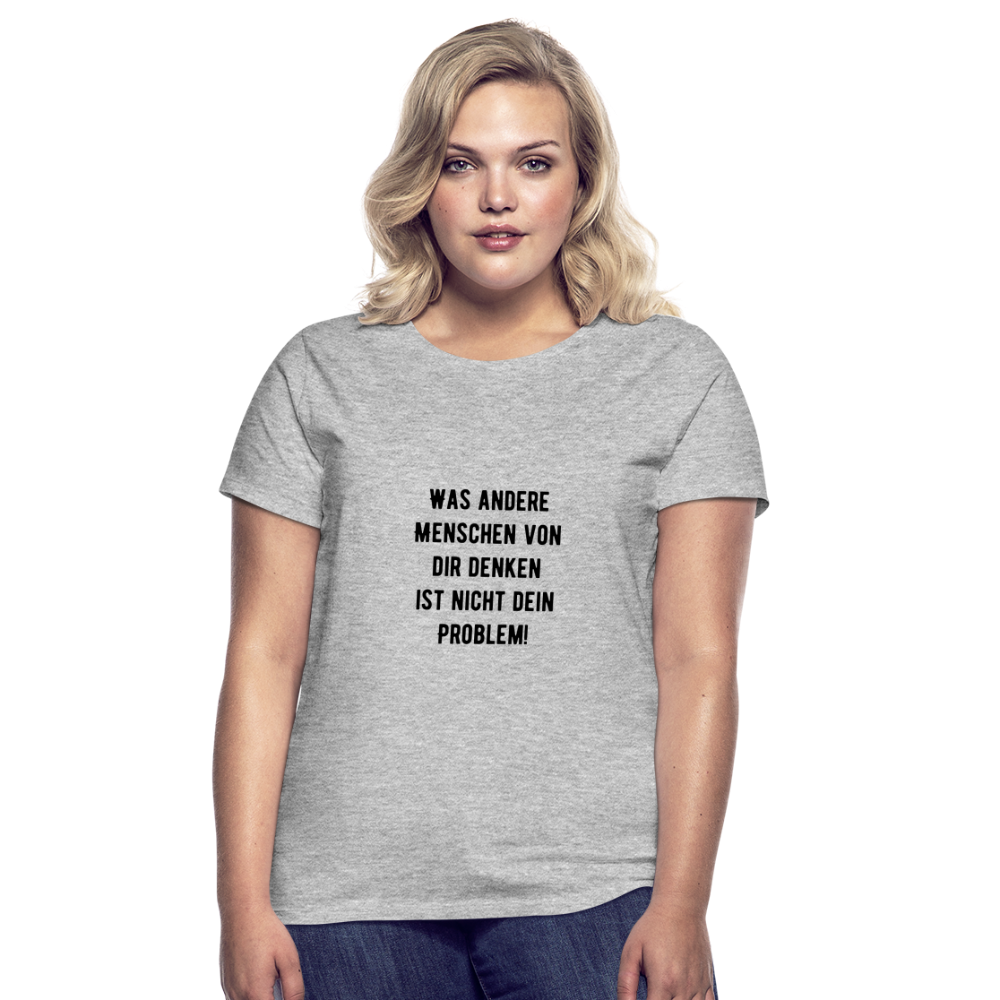 Frauen T-Shirt - Grau meliert