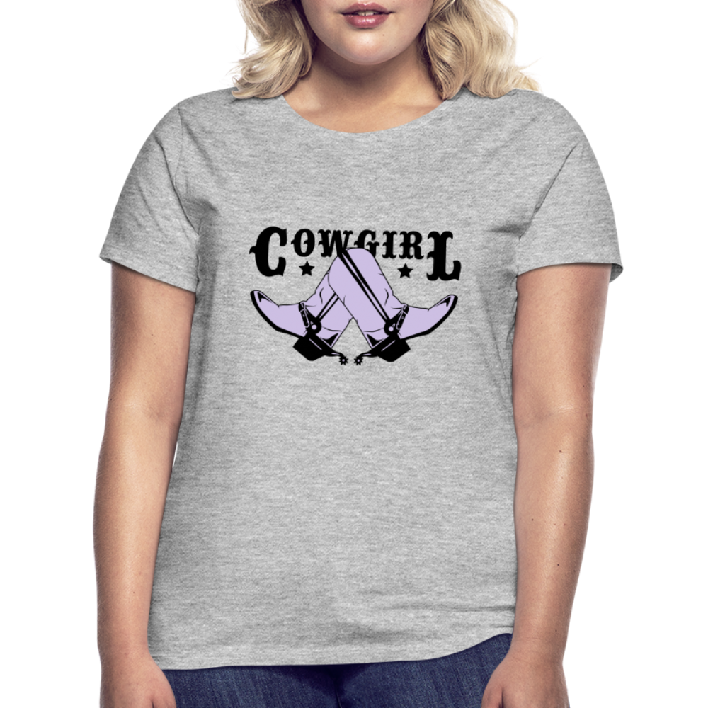 Frauen T-Shirt - Grau meliert