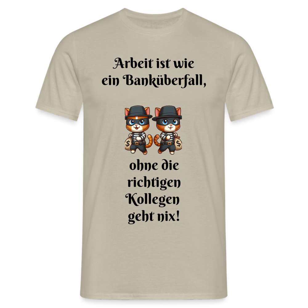 Männer T-Shirt - Sandbeige