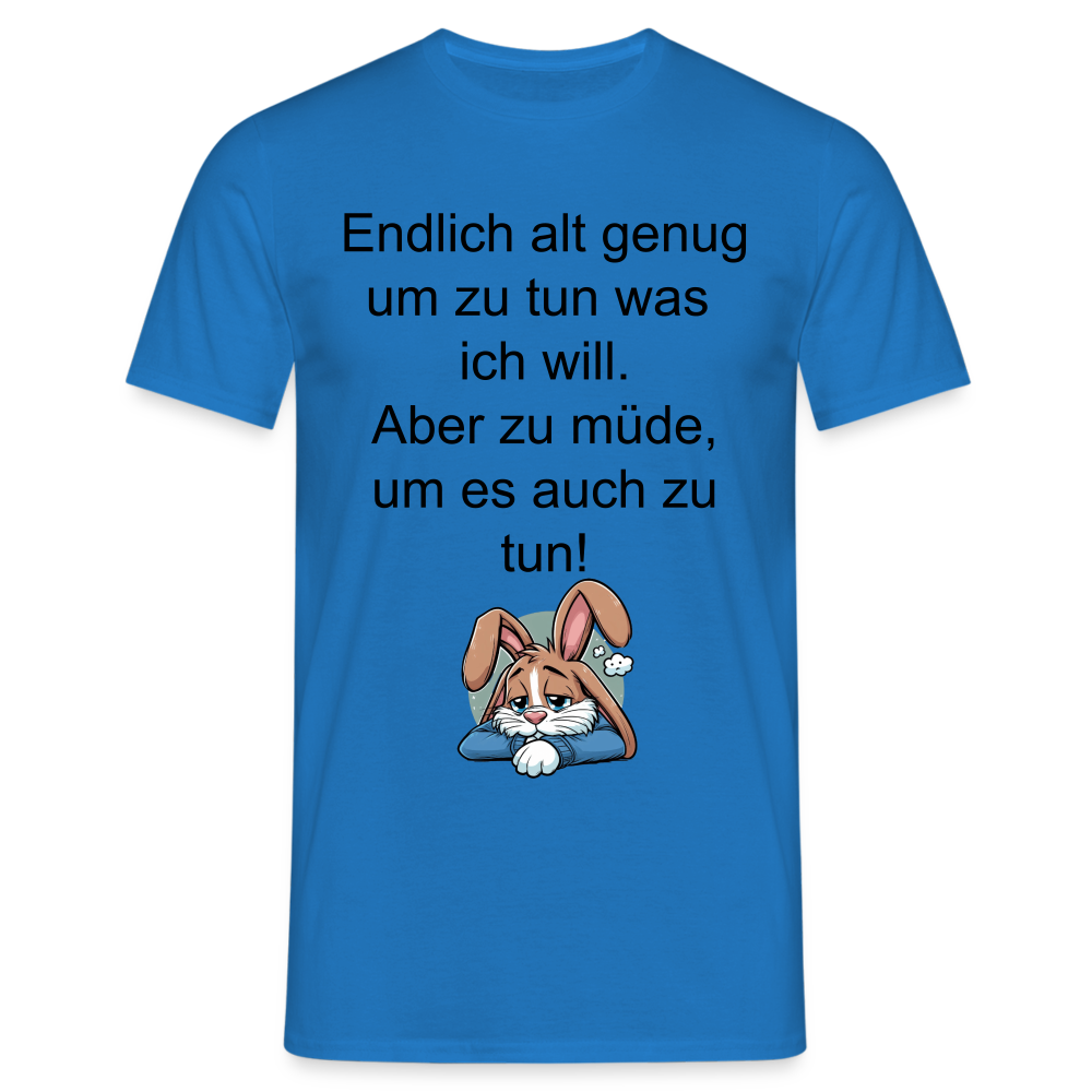 T-Shirt - Royalblau