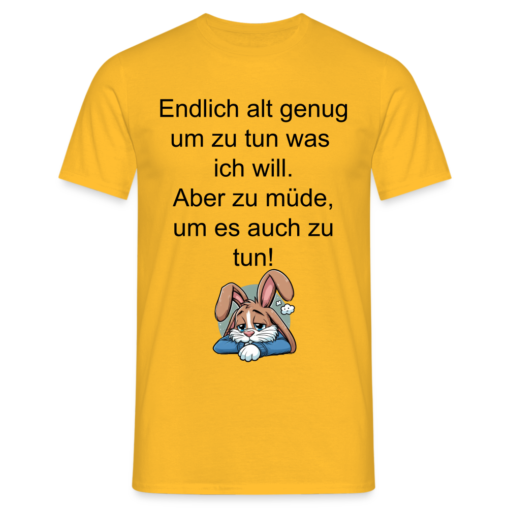 T-Shirt - Gelb