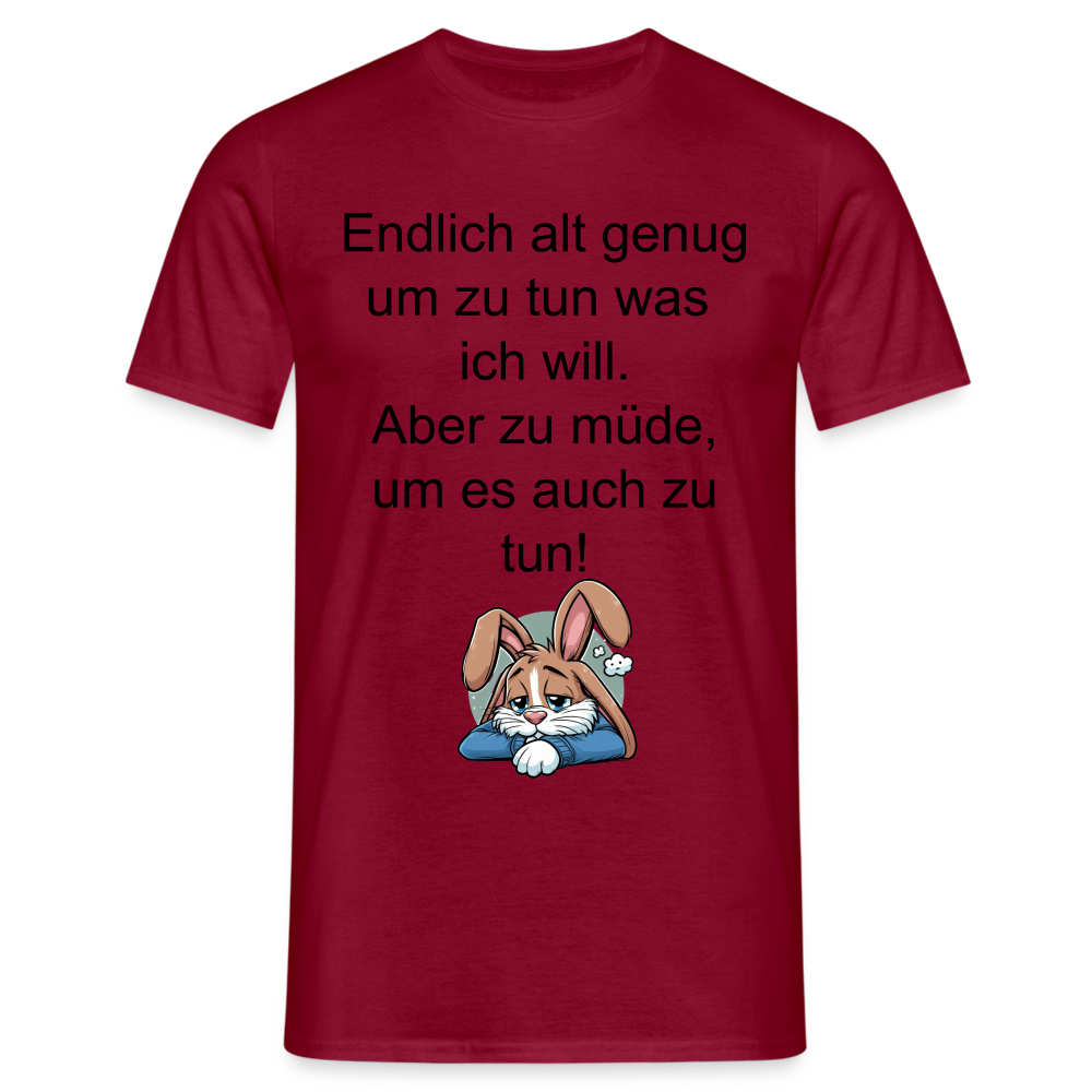 T-Shirt - Ziegelrot