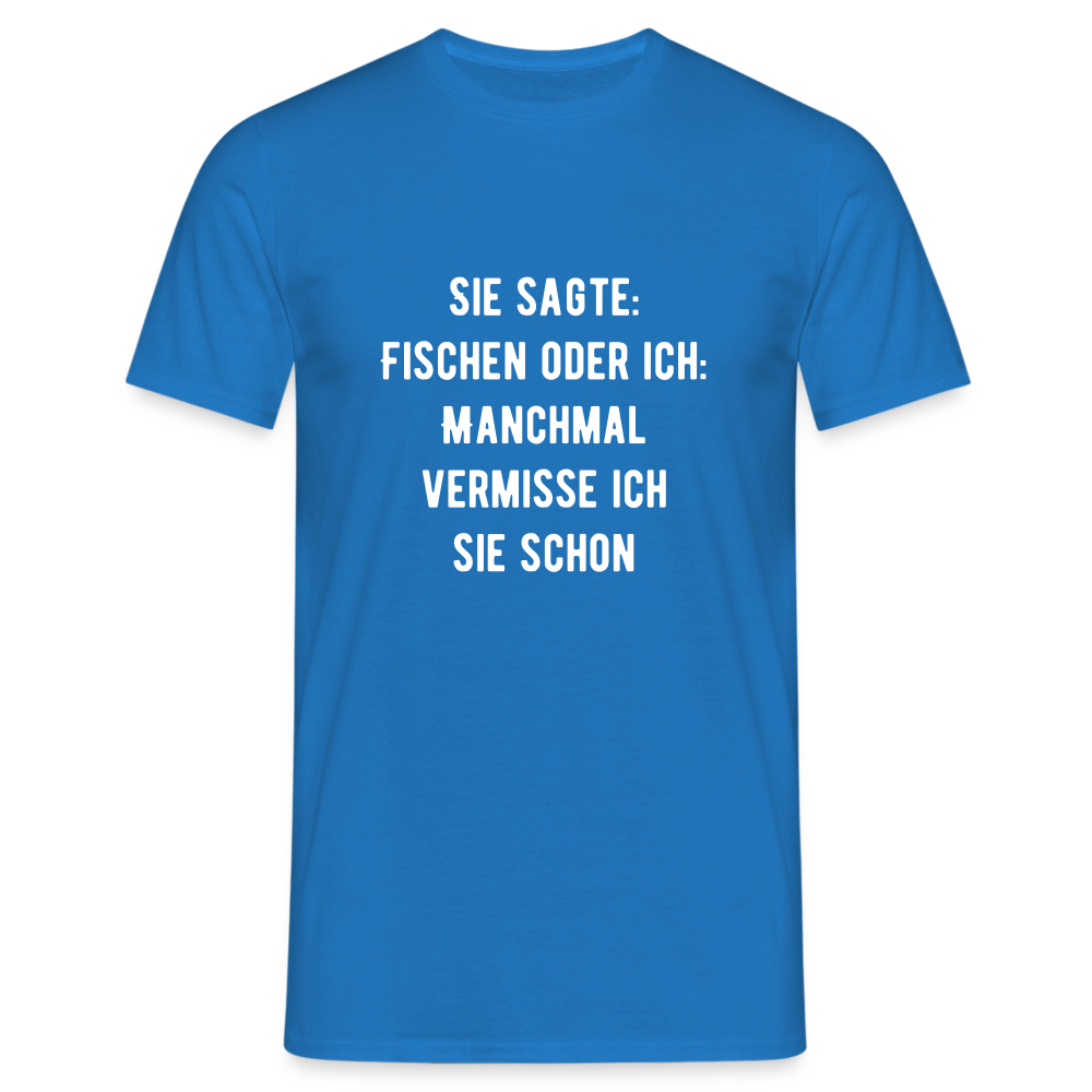 Männer T-Shirt - Royalblau