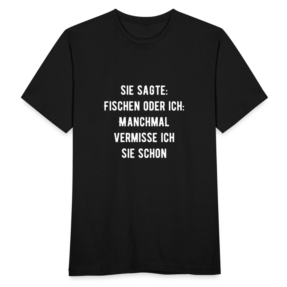 Männer T-Shirt - Schwarz