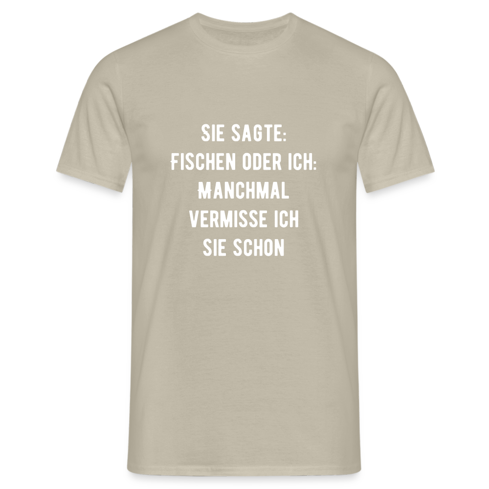 Männer T-Shirt - Sandbeige