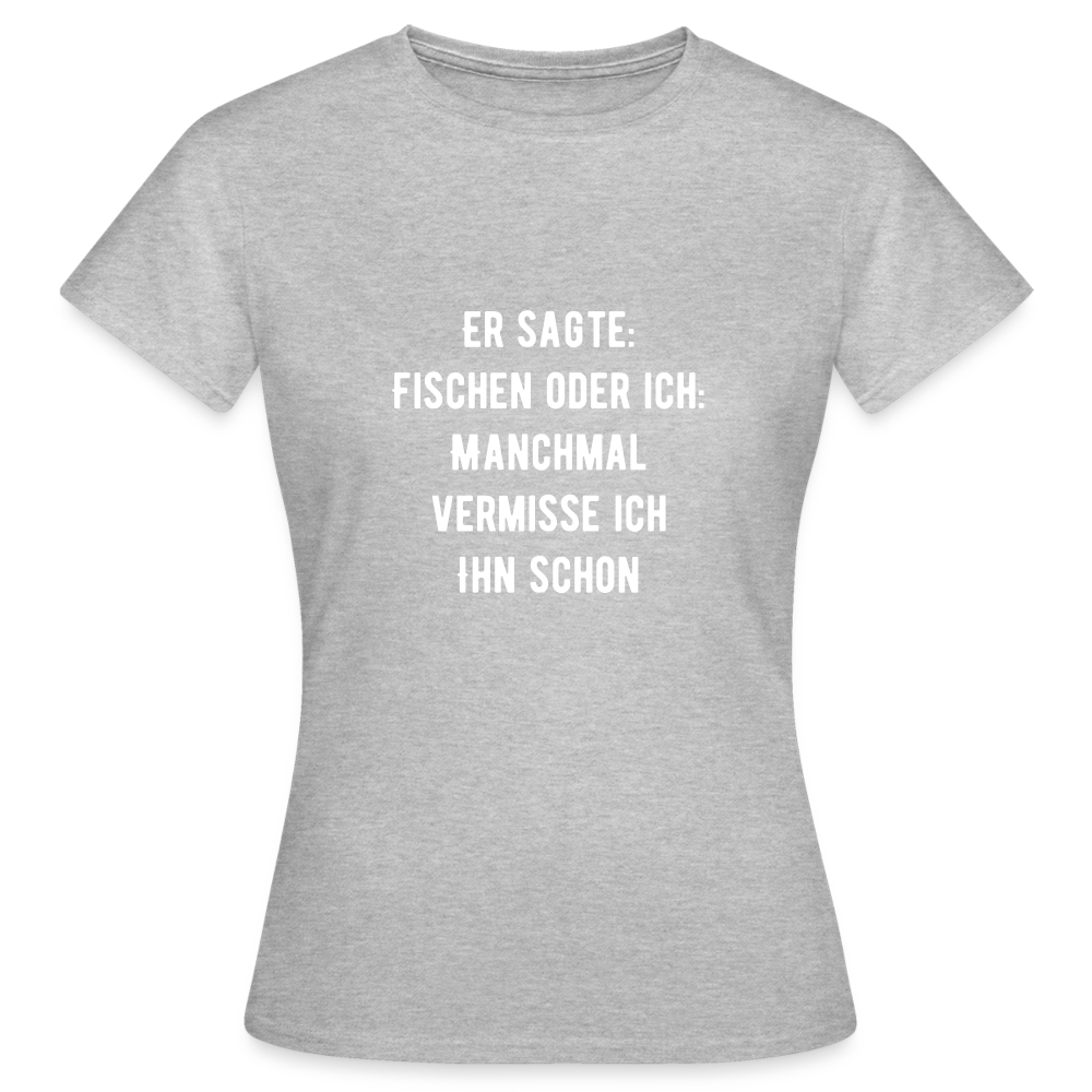 Frauen T-Shirt - Grau meliert