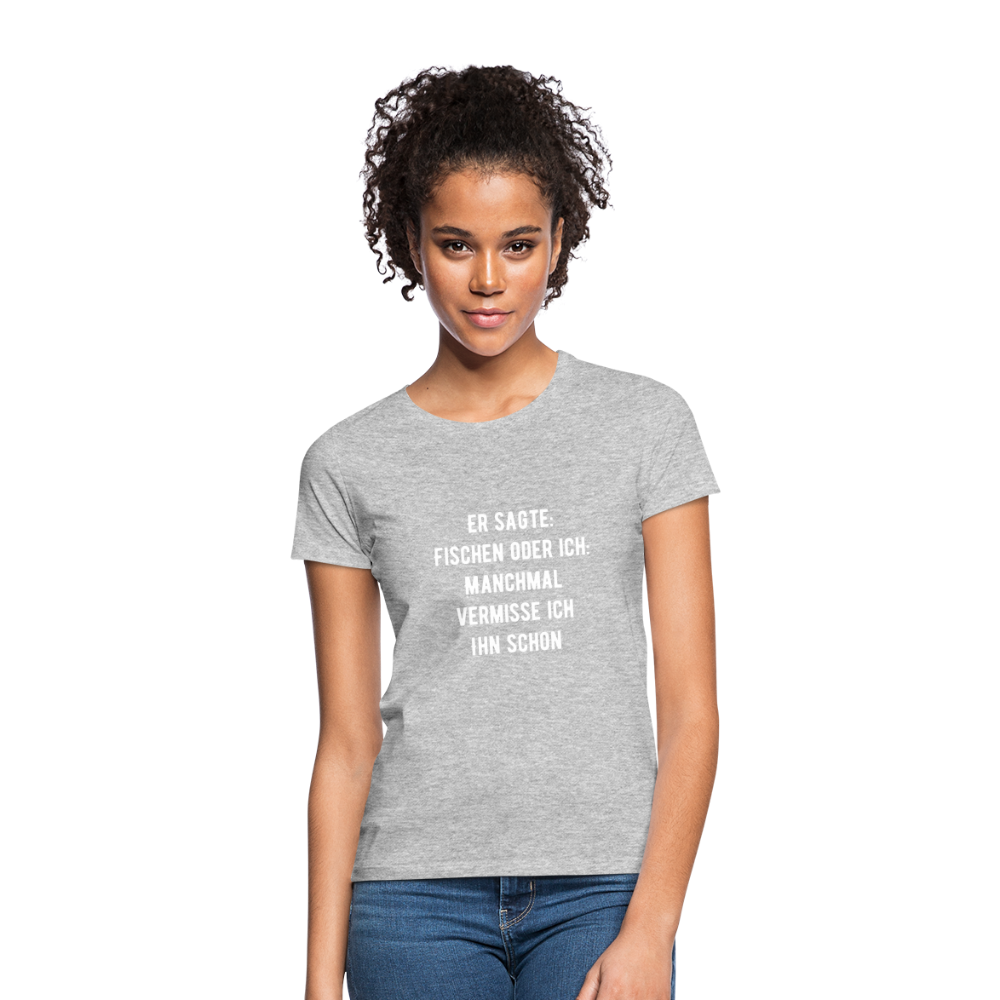 Frauen T-Shirt - Grau meliert