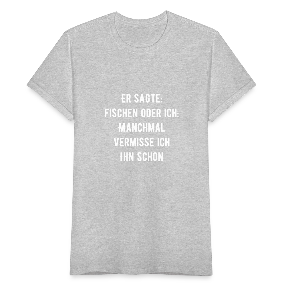 Frauen T-Shirt - Grau meliert