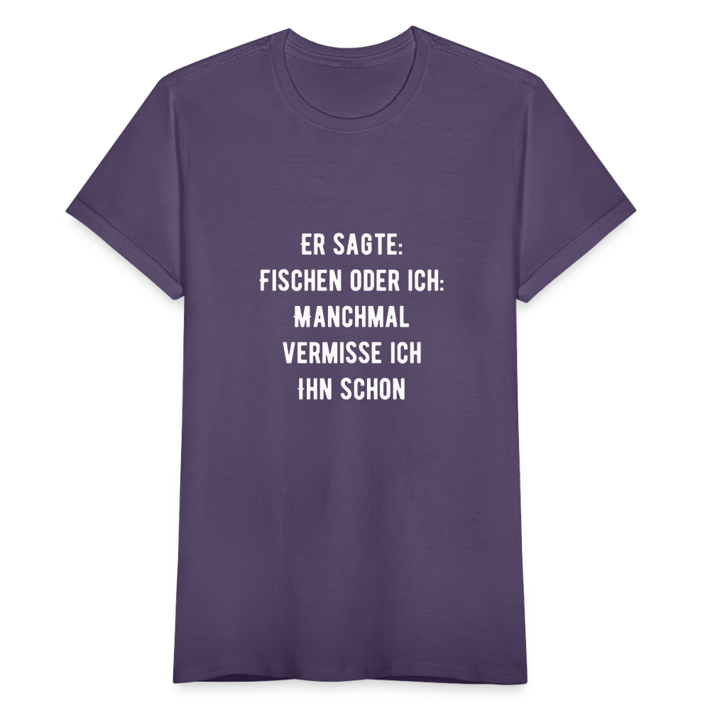 Frauen T-Shirt - Dunkellila