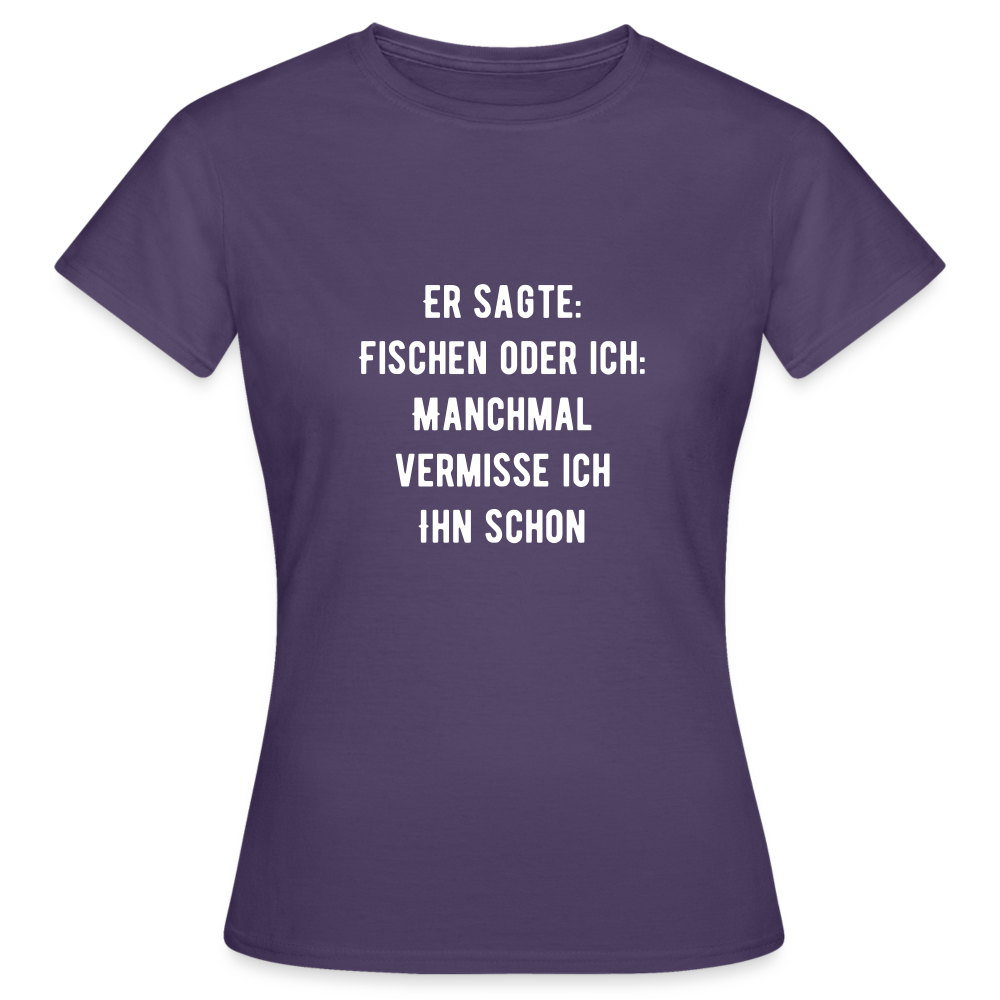 Frauen T-Shirt - Dunkellila