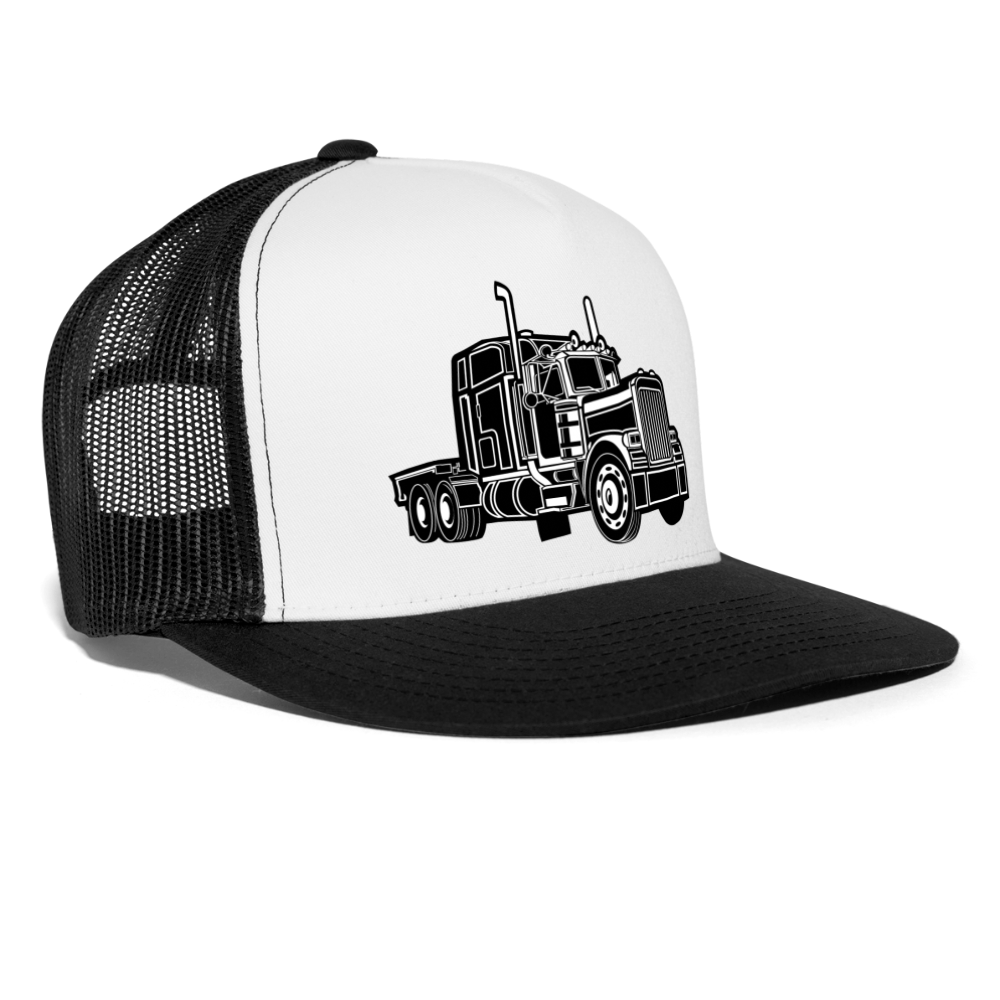 Trucker Cap - Weiß/Schwarz