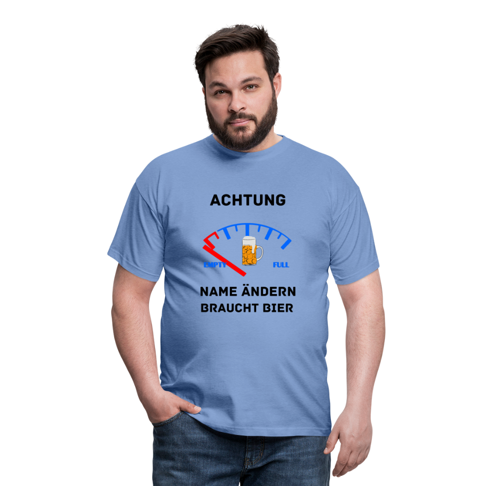 Männer T-Shirt - carolina blue