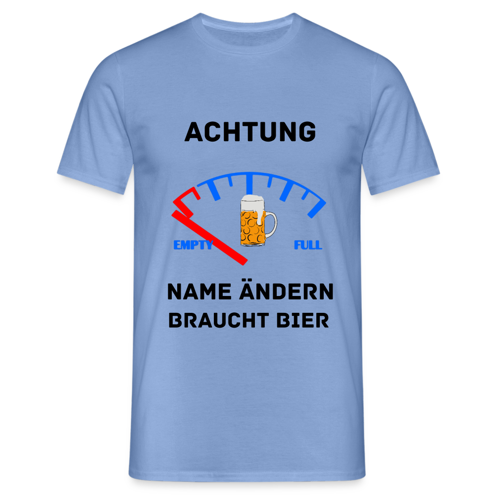 Männer T-Shirt - carolina blue
