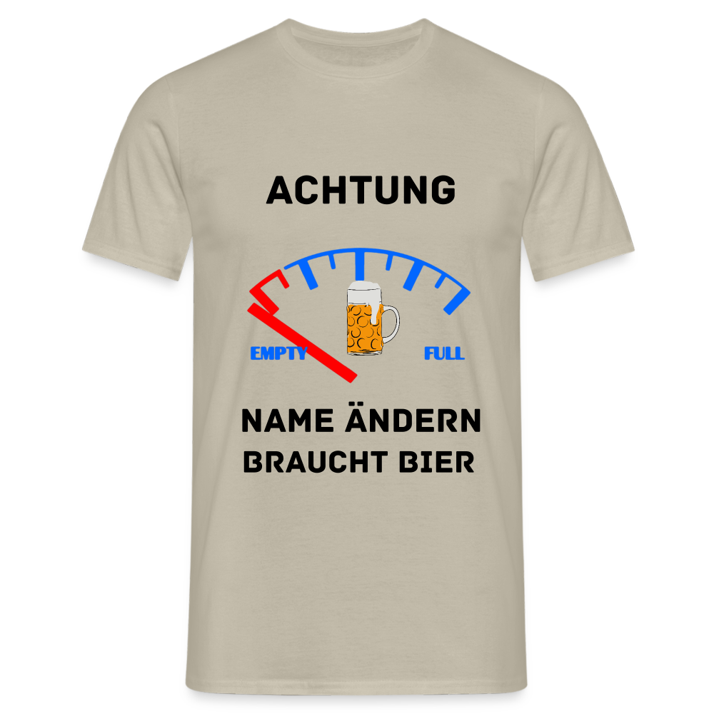 Männer T-Shirt - Sandbeige