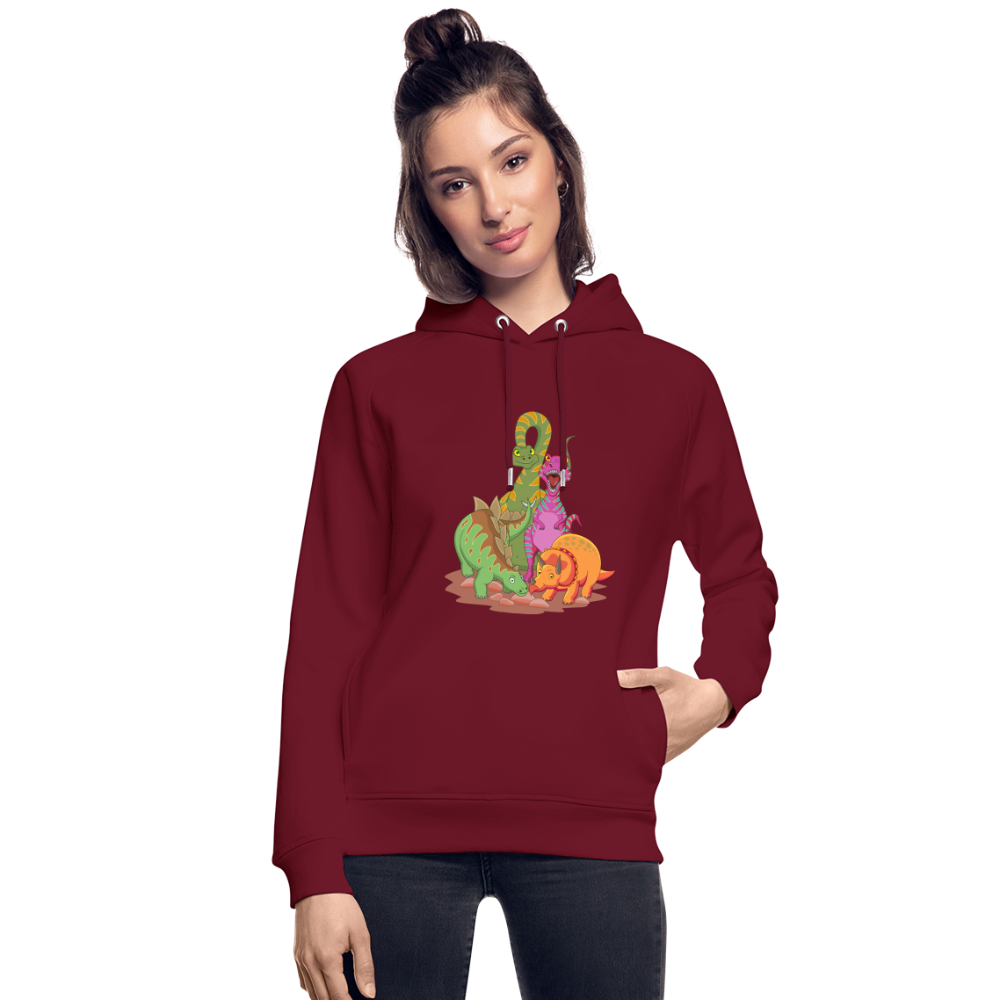Unisex Bio-Hoodie von Stanley & Stella - Burgunderrot