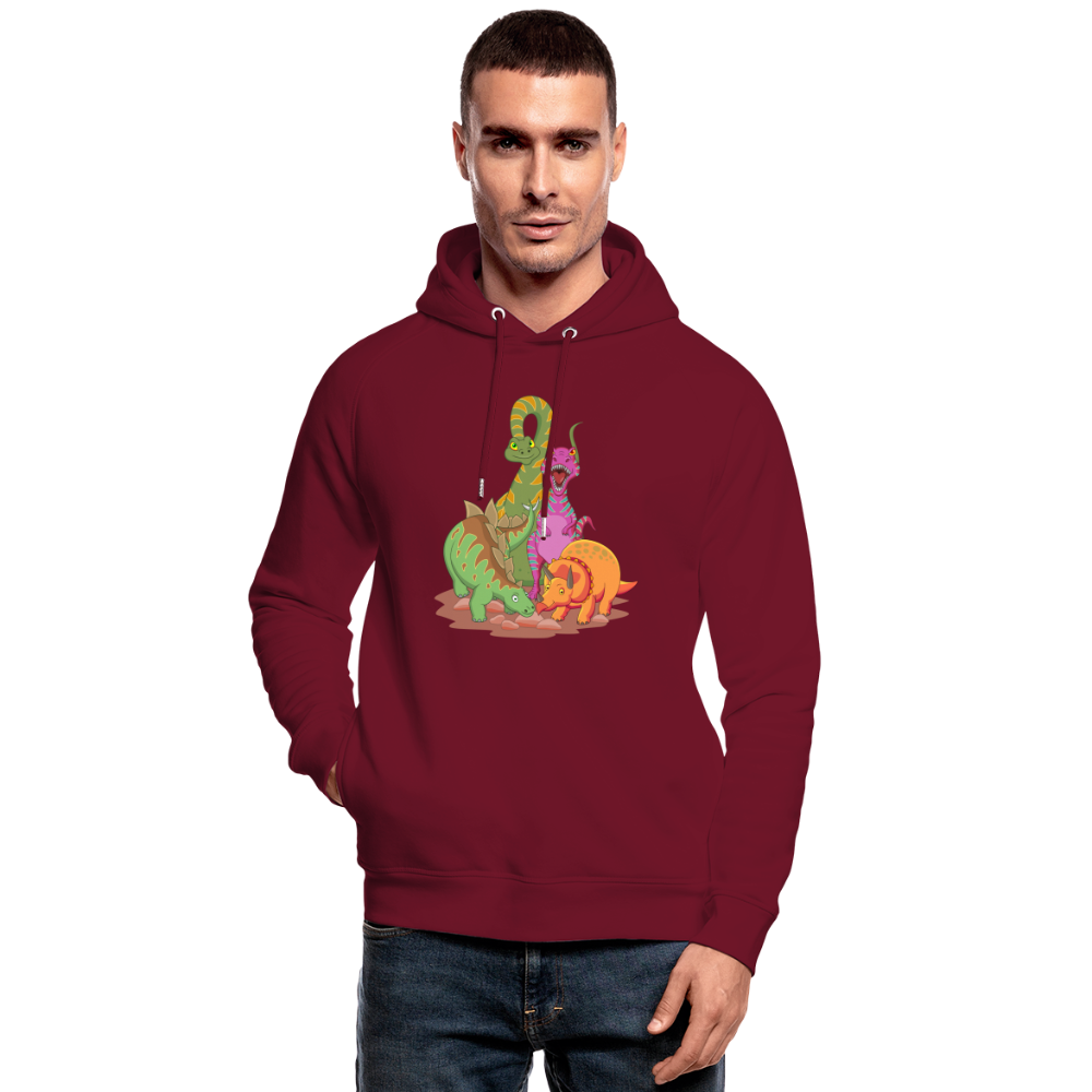 Unisex Bio-Hoodie von Stanley & Stella - Burgunderrot