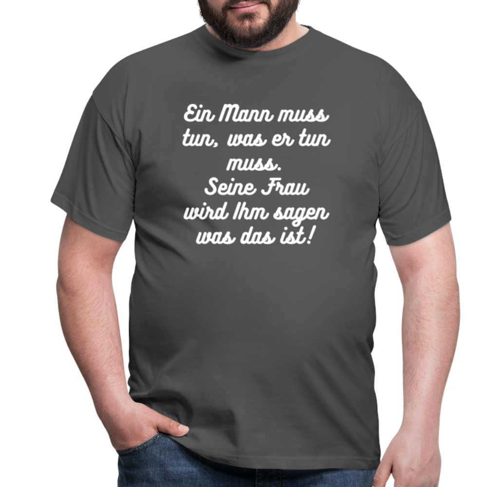 Männer T-Shirt - Anthrazit