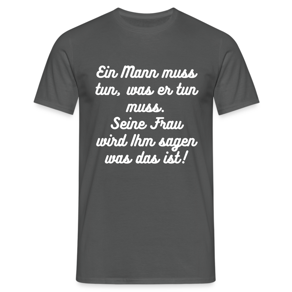 Männer T-Shirt - Anthrazit