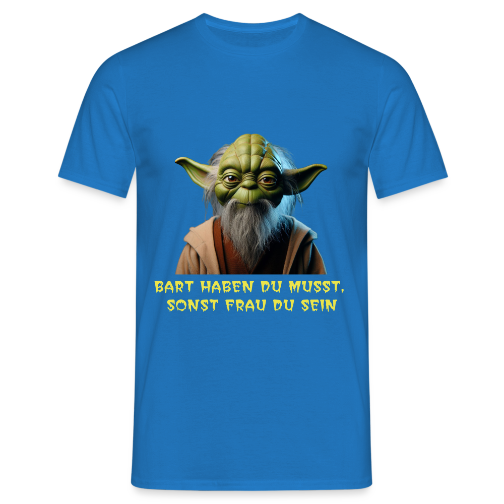 Bart haben du musst T-Shirt - Royalblau