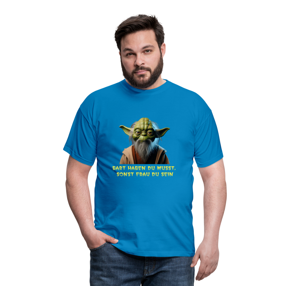 Bart haben du musst T-Shirt - Royalblau