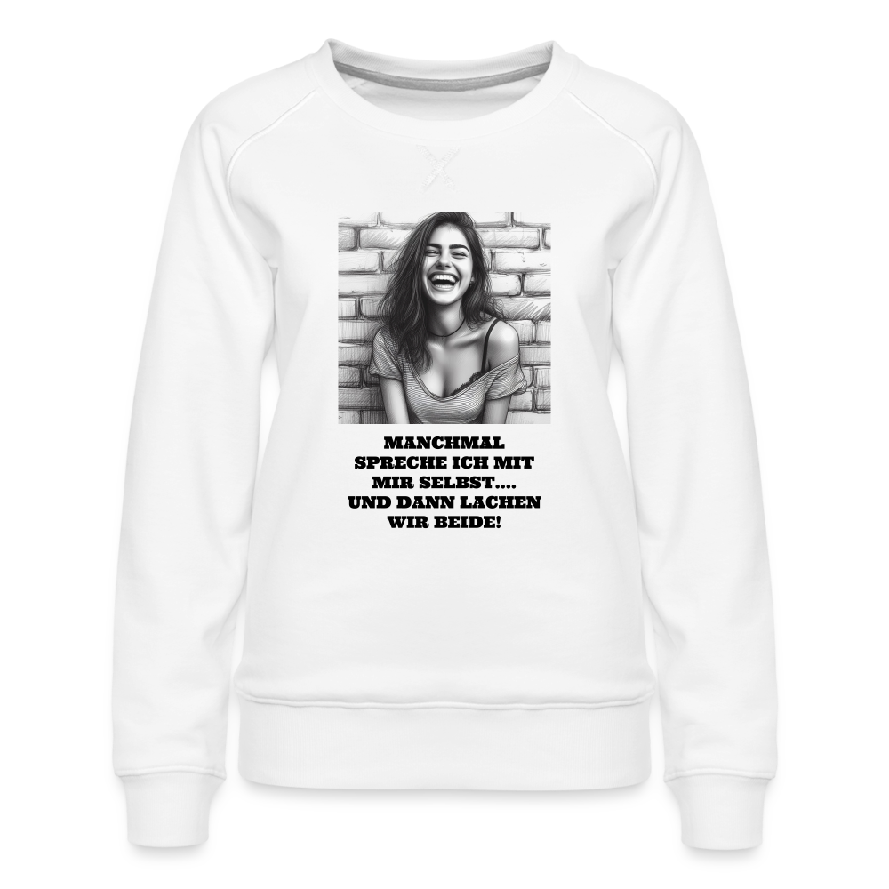 Frauen Premium Pullover - weiß