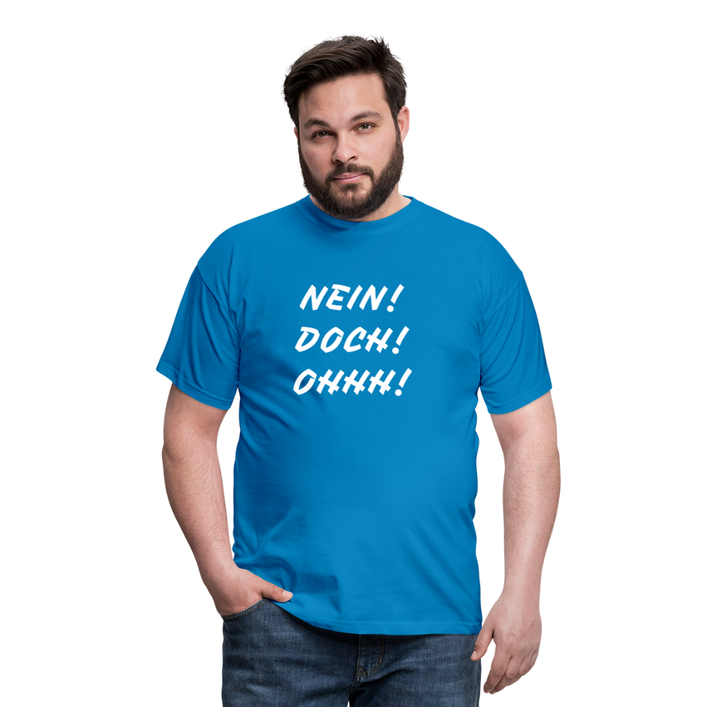 T-Shirt NEIN DOCH OHHH! - Royalblau