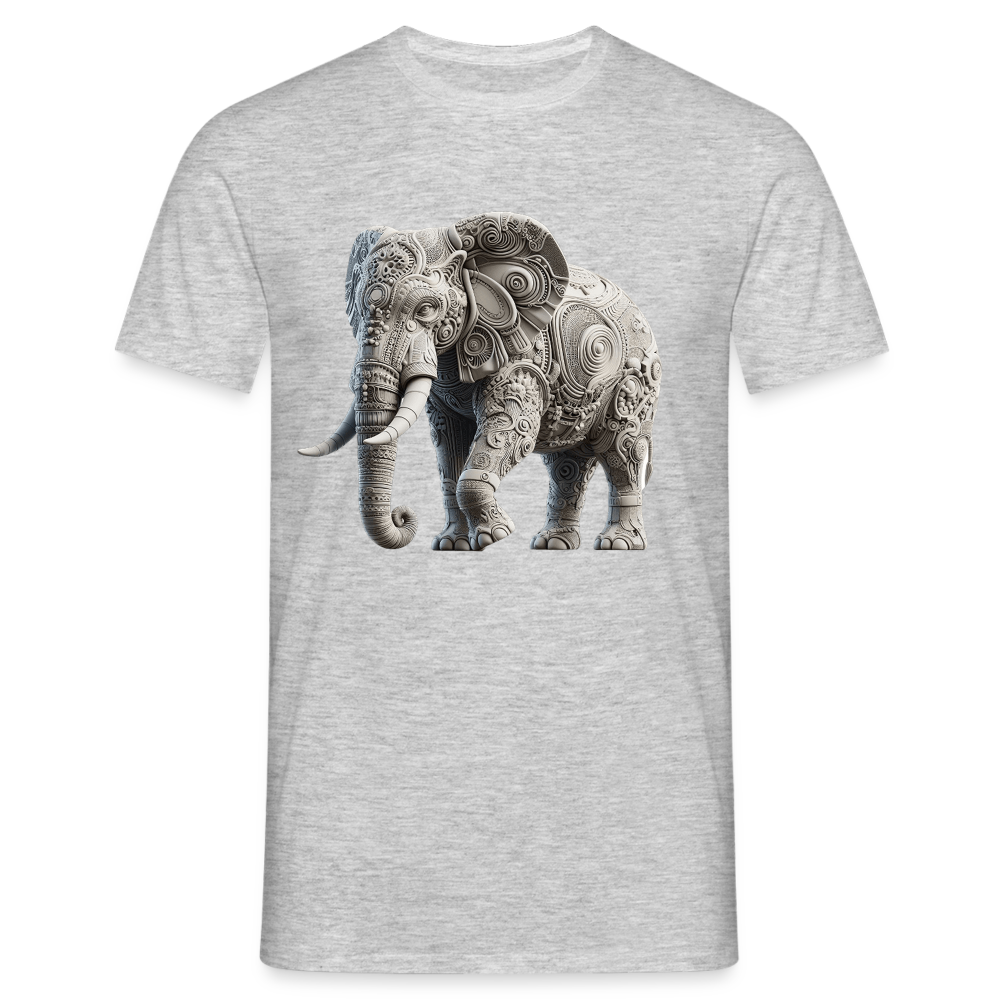Männer T-Shirt - Grau meliert