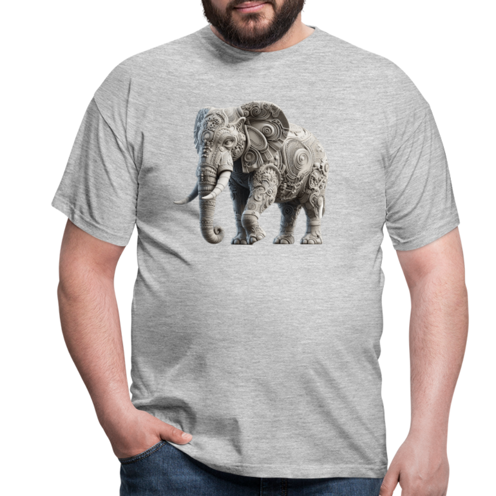 Männer T-Shirt - Grau meliert