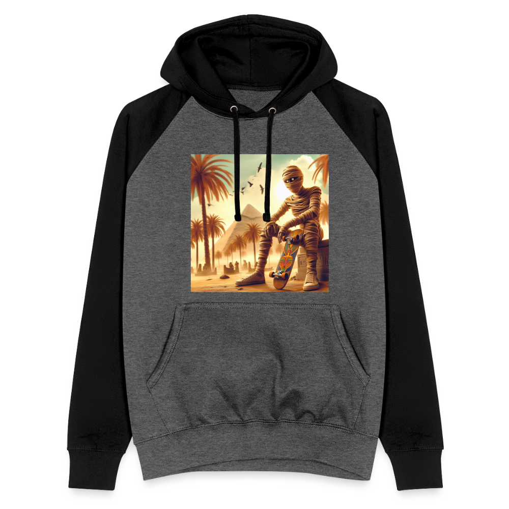 Unisex Scaterhoodie - Graphit/Schwarz