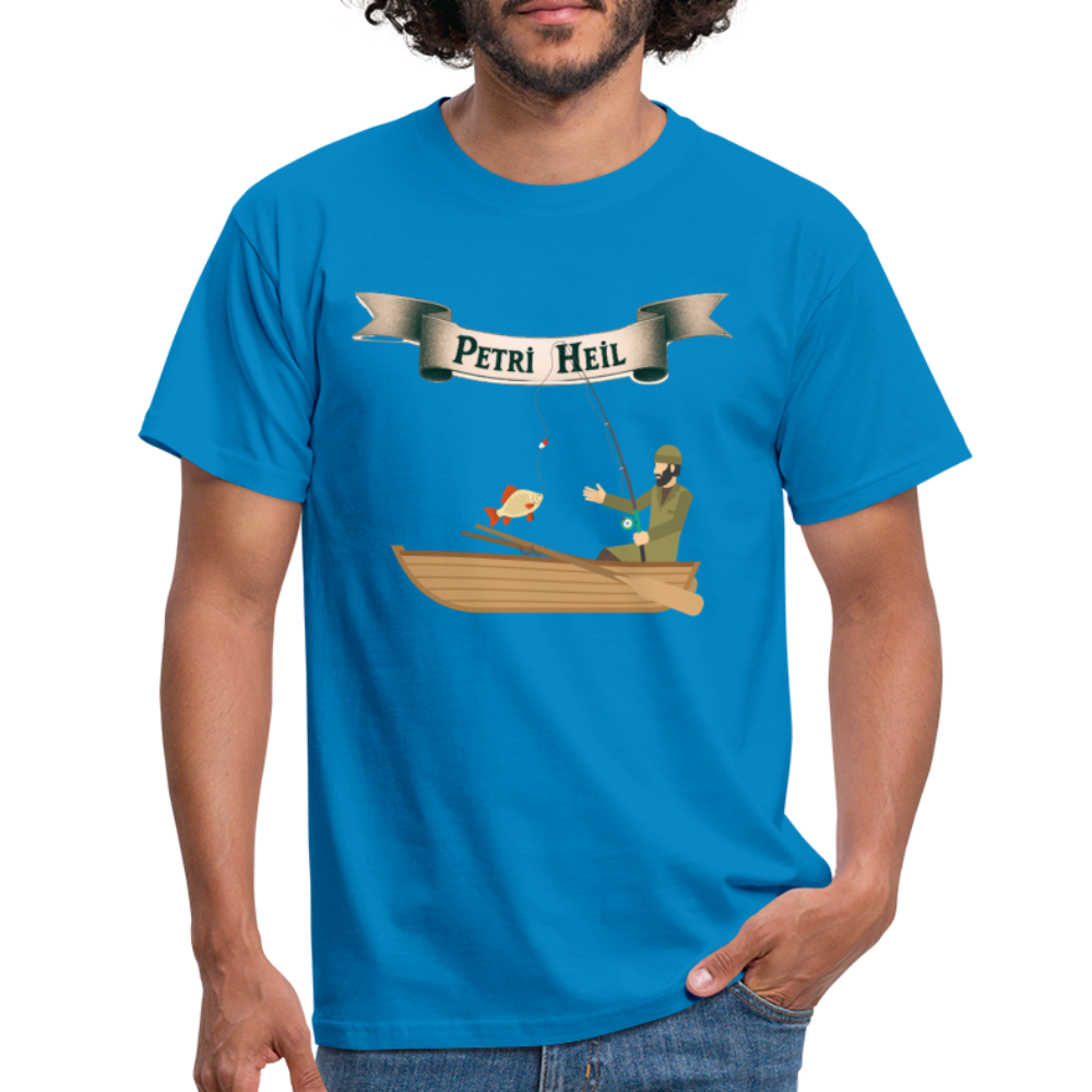 T-Shirt Petri heil - Royalblau