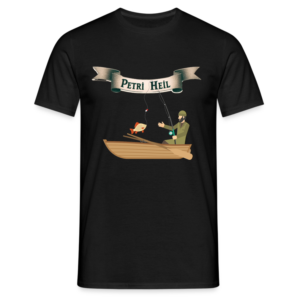 T-Shirt Petri heil - Schwarz