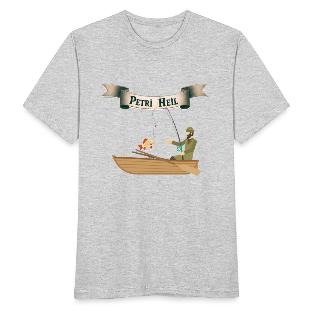 T-Shirt Petri heil - Grau meliert