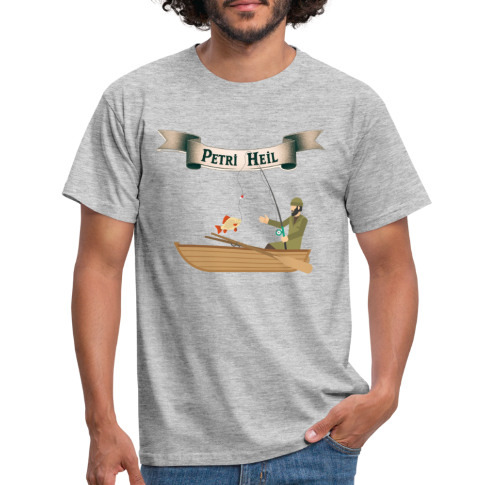 T-Shirt Petri heil - Grau meliert