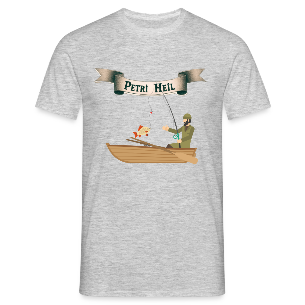T-Shirt Petri heil - Grau meliert