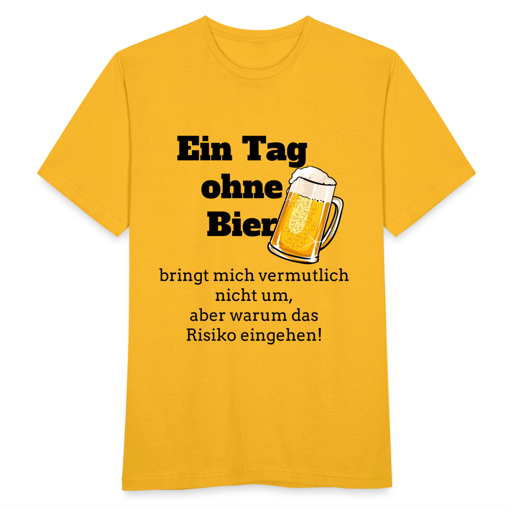 Ein Tag ohne Bier T-Shirt - Gelb