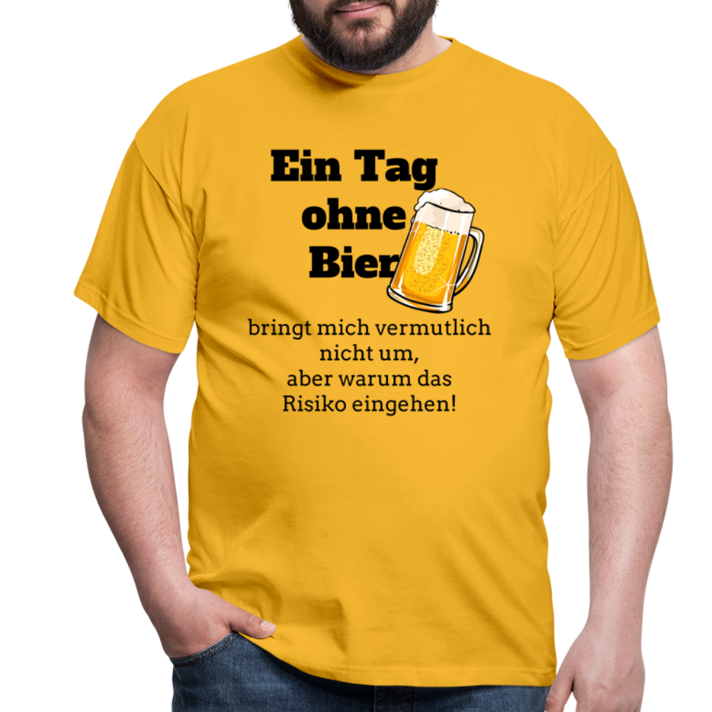 Ein Tag ohne Bier T-Shirt - Gelb