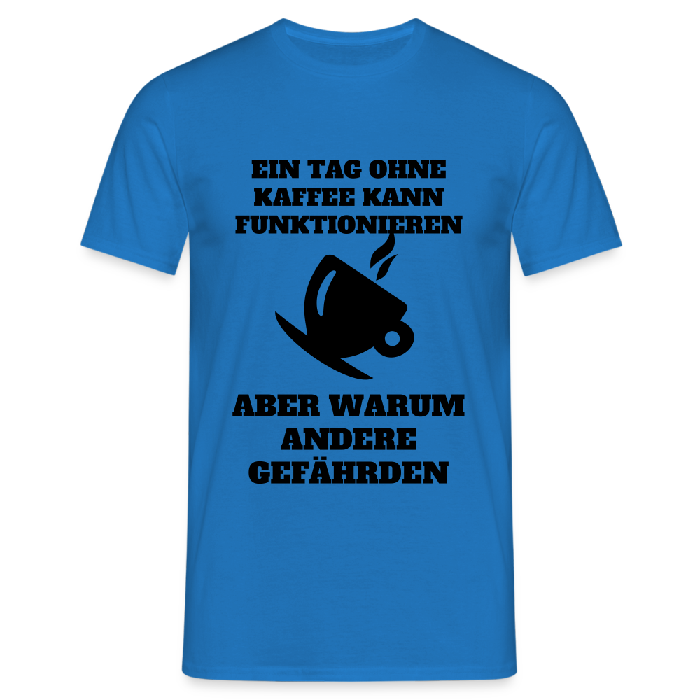 Männer T-Shirt - Royalblau