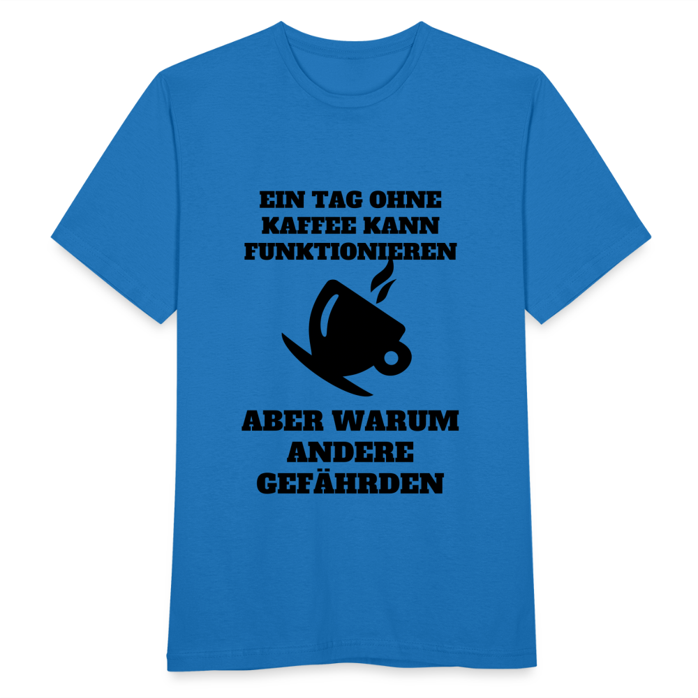 Männer T-Shirt - Royalblau